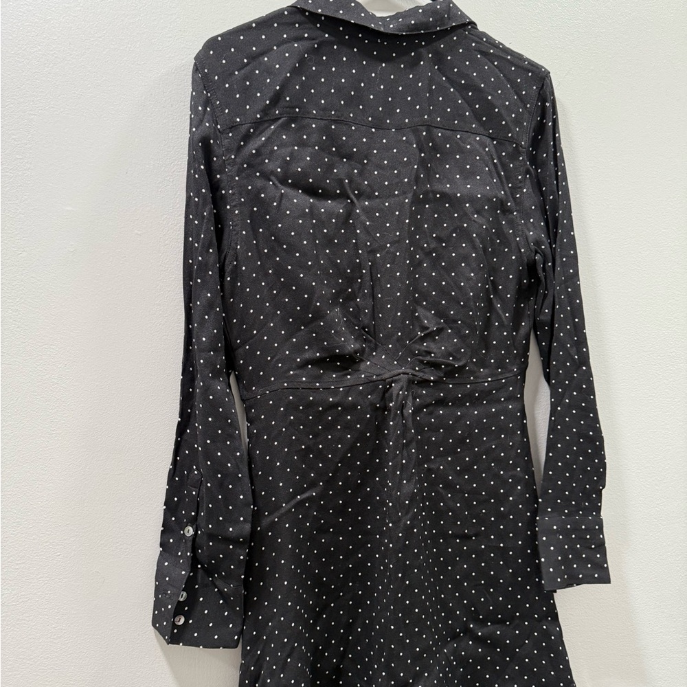 Black Polka Dot Dress philosophy size L worn once - Picture 2 of 5